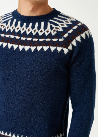 Темно-синий зимний джемпер джемпер KOTON