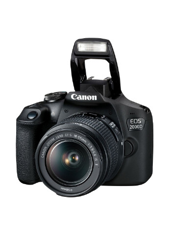 Зеркальная фотокамера EOS 2000D + объектив 18-55 IS II Black + сумка SB130 + карта памяти SD16GB Canon EOS 2000D + объектив 18-55 IS II + сумка SB130 + карта памяти SD16GB чёрная