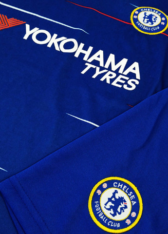 Синий летний футбольная форма (футболка, шорты) с шортами No Brand