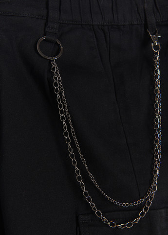 Черные кэжуал демисезонные карго брюки Reserved