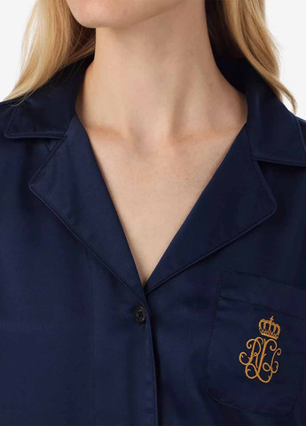 Синя всесезон піжама (сорочка, брюки) сорочка + брюки Ralph Lauren