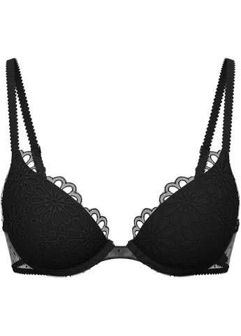 Чорний бюстгальтер Victoria's Secret з кісточками поліестер