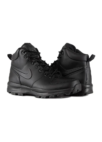 Чорні кросівки manoa leather демісезон Nike