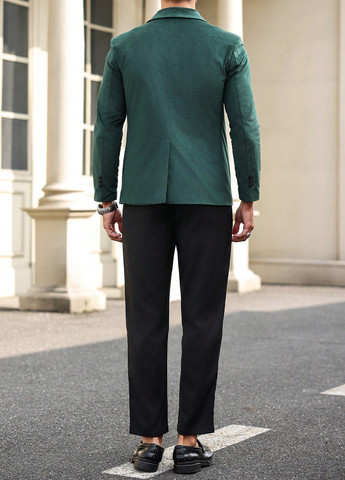 Комбінований демісезонний костюм (піджак, штани) брючний SHEIN