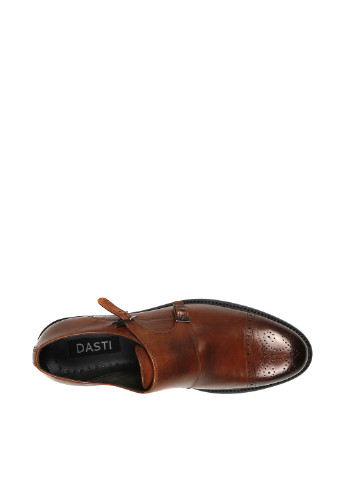 Коричневые классические туфли Dasti с ремешком