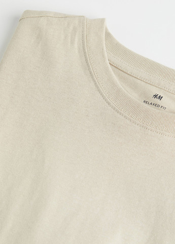 Світло-бежева футболка H&M