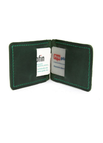 Шкіряний затискач для грошей 11,5х8,5х0,5 см GOFIN (253174573)