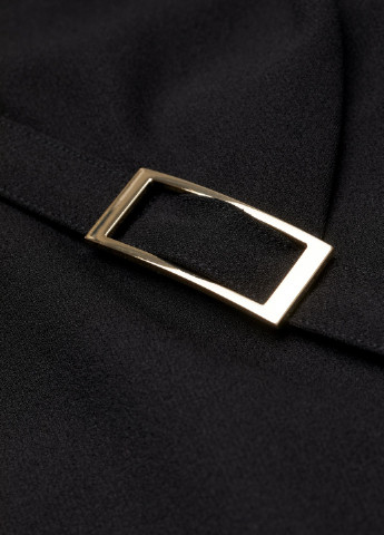 Чорна кежуал сукня H&M однотонна