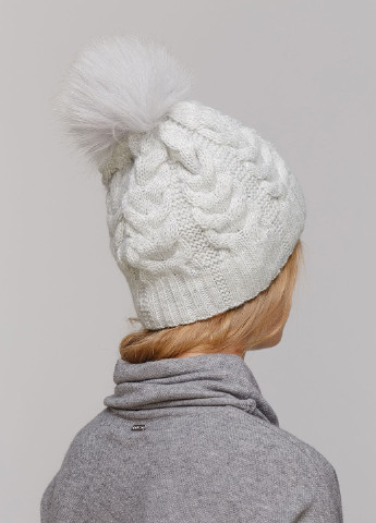 Зимняя теплая женская шапка на флисовой подкладке 550585 Merlini (249642850)