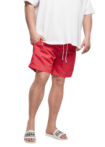 Мужские красные пляжные пляжные шорты Urban Classics