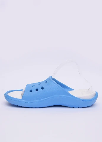 Голубые шлепки Let's Shop