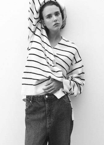 Кремовый демисезонный пуловер пуловер H&M