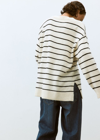 Кремовый демисезонный пуловер пуловер H&M