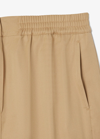Бежевая кэжуал однотонная юбка Lacoste карго