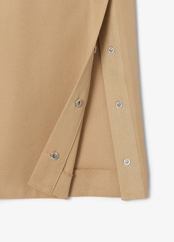 Бежевая кэжуал однотонная юбка Lacoste карго