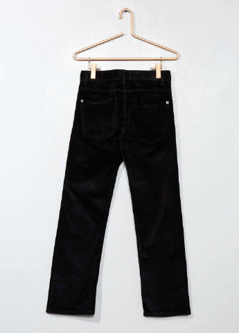 Черные кэжуал демисезонные брюки прямые Kiabi