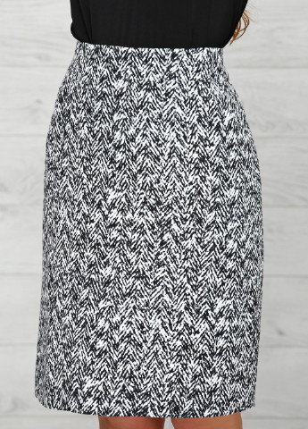 Белая кэжуал с геометрическим узором юбка Strenesse