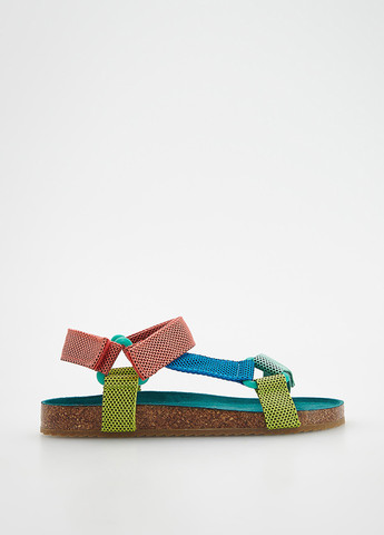 Цветные кэжуал сандалии Reserved на липучке