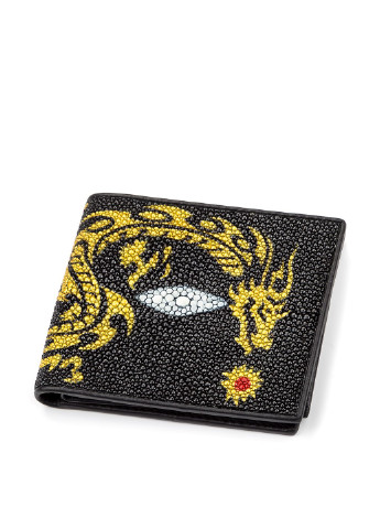 Кошелек Stingray Leather рисунок чёрный кэжуал