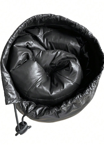 Чорна зимня куртка SHEIN