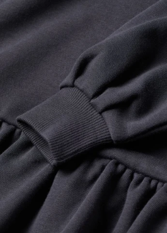 Чёрное платье-свитшот H&M (221723226)