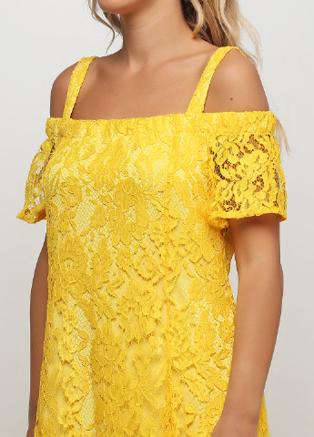 Желтое кэжуал платье Liu Jo