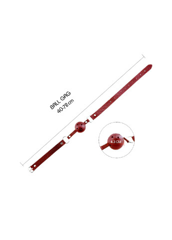 Воздухопроницаемый кляп Discretion Red Alive (255289753)