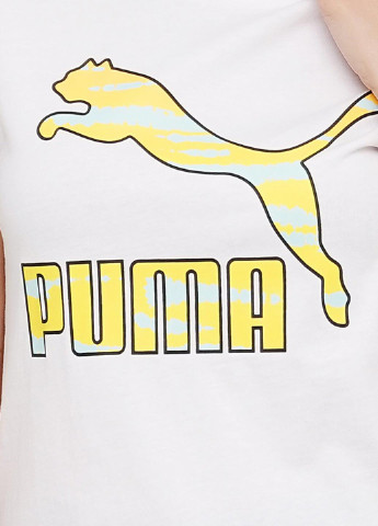 Біла всесезон футболка Puma Graphic Tee Summer Streetwear