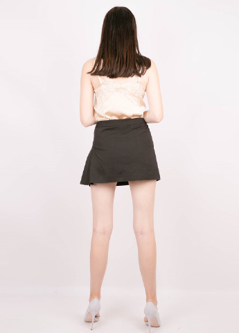 Черная кэжуал однотонная юбка Ralph Lauren клешированная