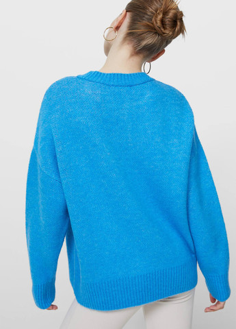 Блакитний демісезонний джемпер джемпер Stradivarius