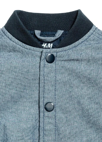 Блакитна демісезонна вітровка H&M