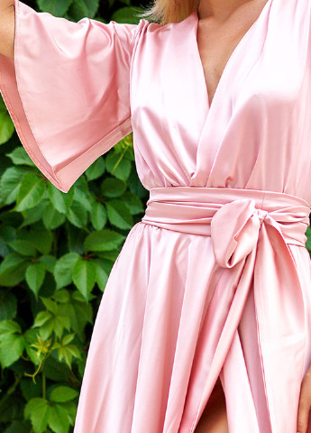 Рожева вечірня вечірня сукня з шовку "армані" Jadone Fashion