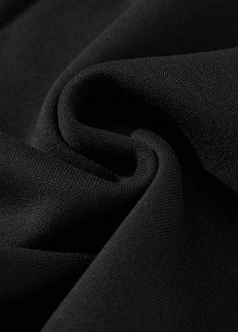 SHEIN світшот новорічний чорний кежуал поліестер, трикотаж