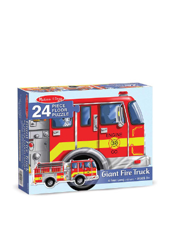 Велика пожежна машина, пазл (24 ел.), 122х46 см Melissa & Doug (251317792)