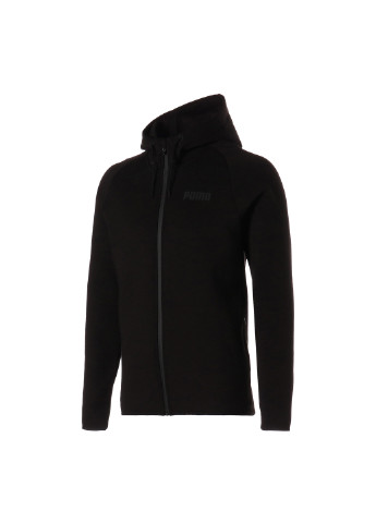 Черная демисезонная толстовка spacer full-zip hoodie men Puma