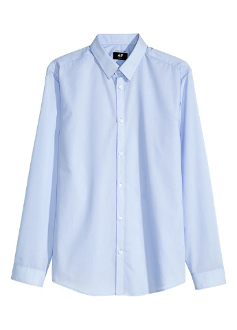 Светло-голубой кэжуал рубашка H&M