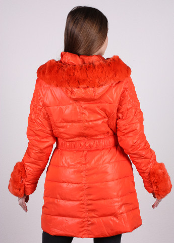 Коралловая зимняя куртка LeeKosta