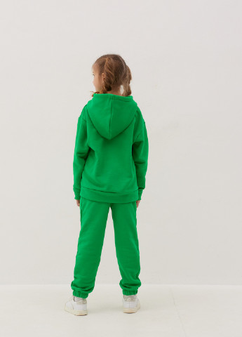 Зеленый демисезонный детский спортивный повседневный костюм beauty Kindamor весна-осень 2022