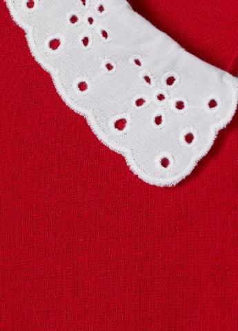 Красный джемпер демісезон,червоний-білий, H&M