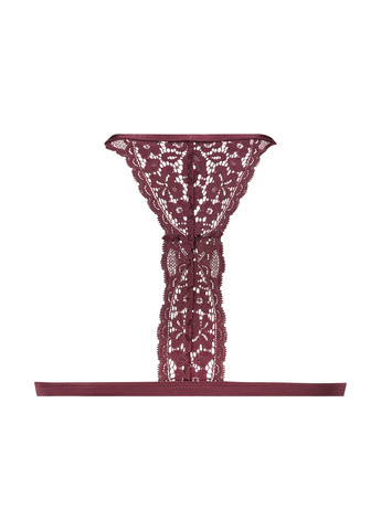 Бордовый бралетт бюстгальтер Hunkemoller без косточек полиамид, кружево