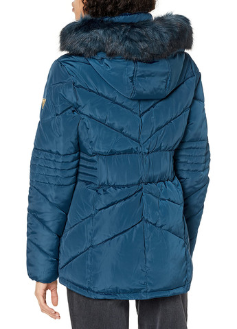 Морской волны зимняя куртка Guess