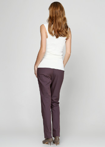 Сиреневые кэжуал демисезонные зауженные брюки Oblique