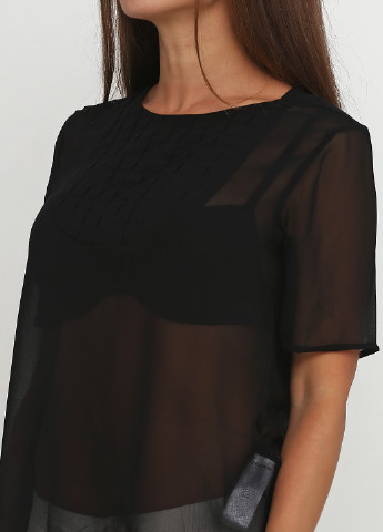 Черная летняя блуза Zalando