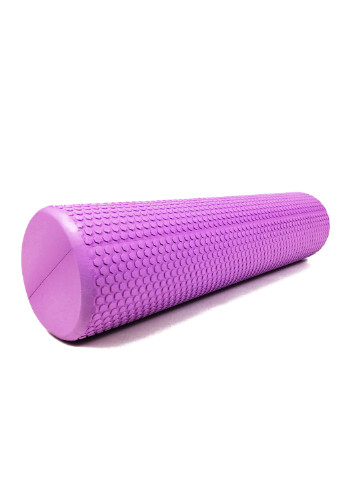 Массажный ролик Foam Roller 60 см сиреневый (лёгкий и мягкий роллер-валик для йоги, массажа всего тела: рук, ног, спины) EasyFit (237657485)