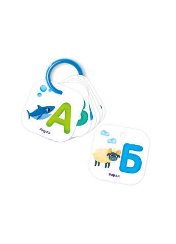 Картки на кільці Азбука Vladi toys VT2000-03 (255293182)