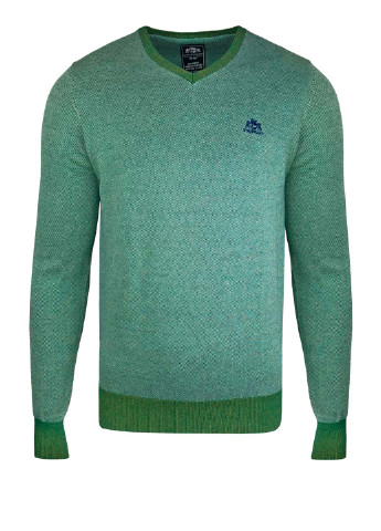 Зелений демісезонний чоловічий светр пуловер пуловер State of Art