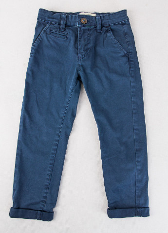 Синие кэжуал демисезонные брюки прямые OVS