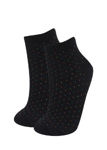 Шкарпетки(2шт) DeFacto без ущільненого носка чорні повсякденні