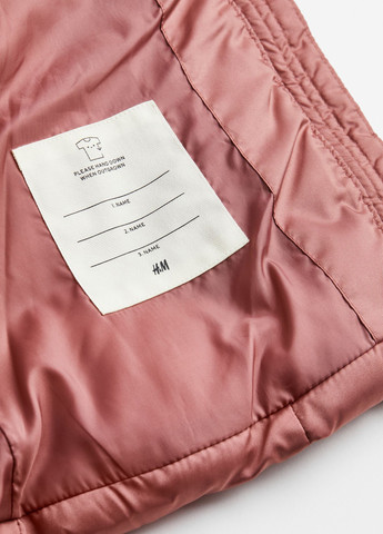 Розово-коричневая зимняя куртка H&M