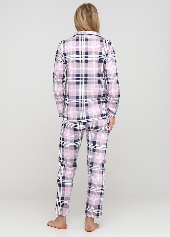 Сиреневая всесезон пижама (рубашка, брюки, повязка) рубашка + брюки Pijamoni